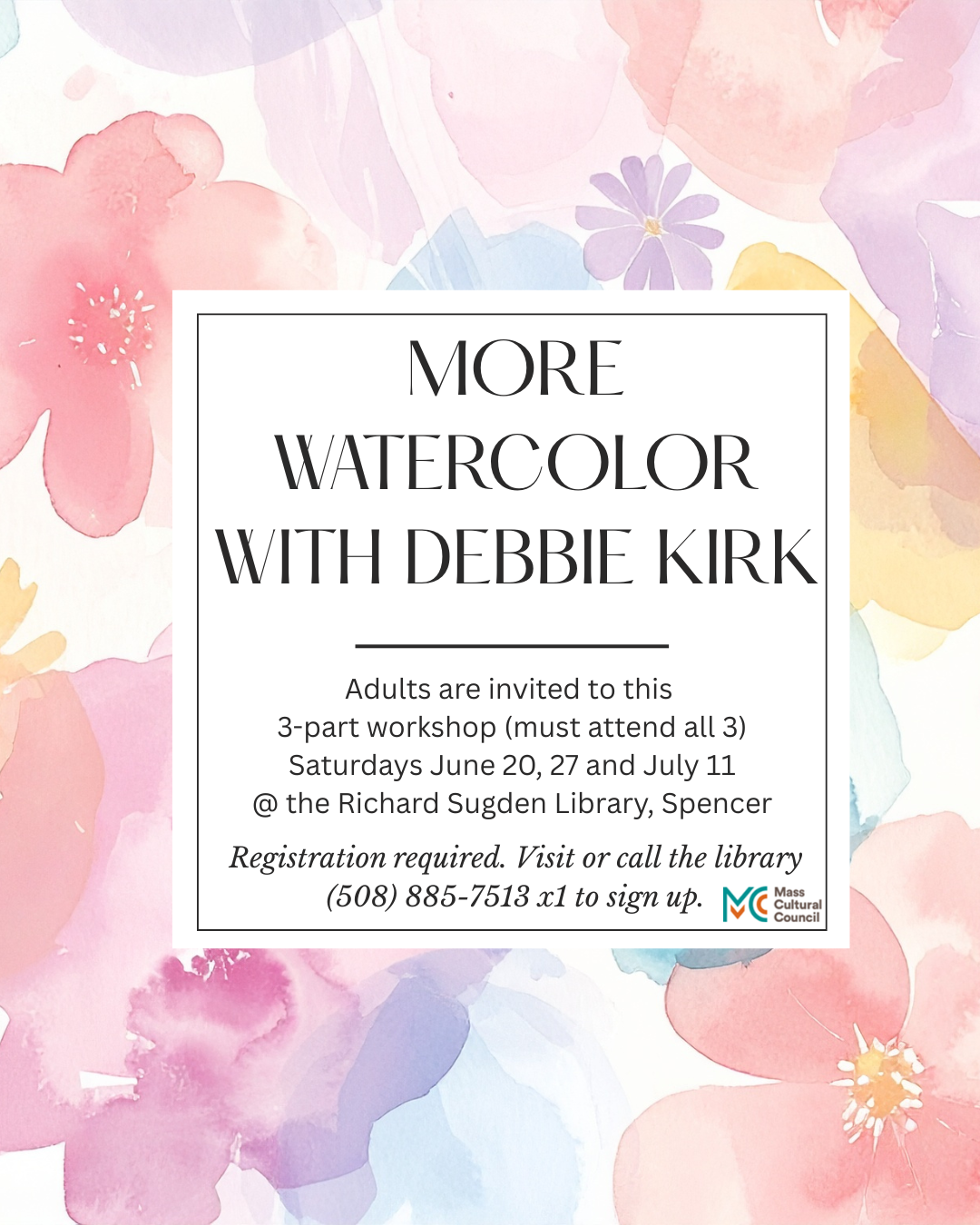 More Watercolor June-July 2026