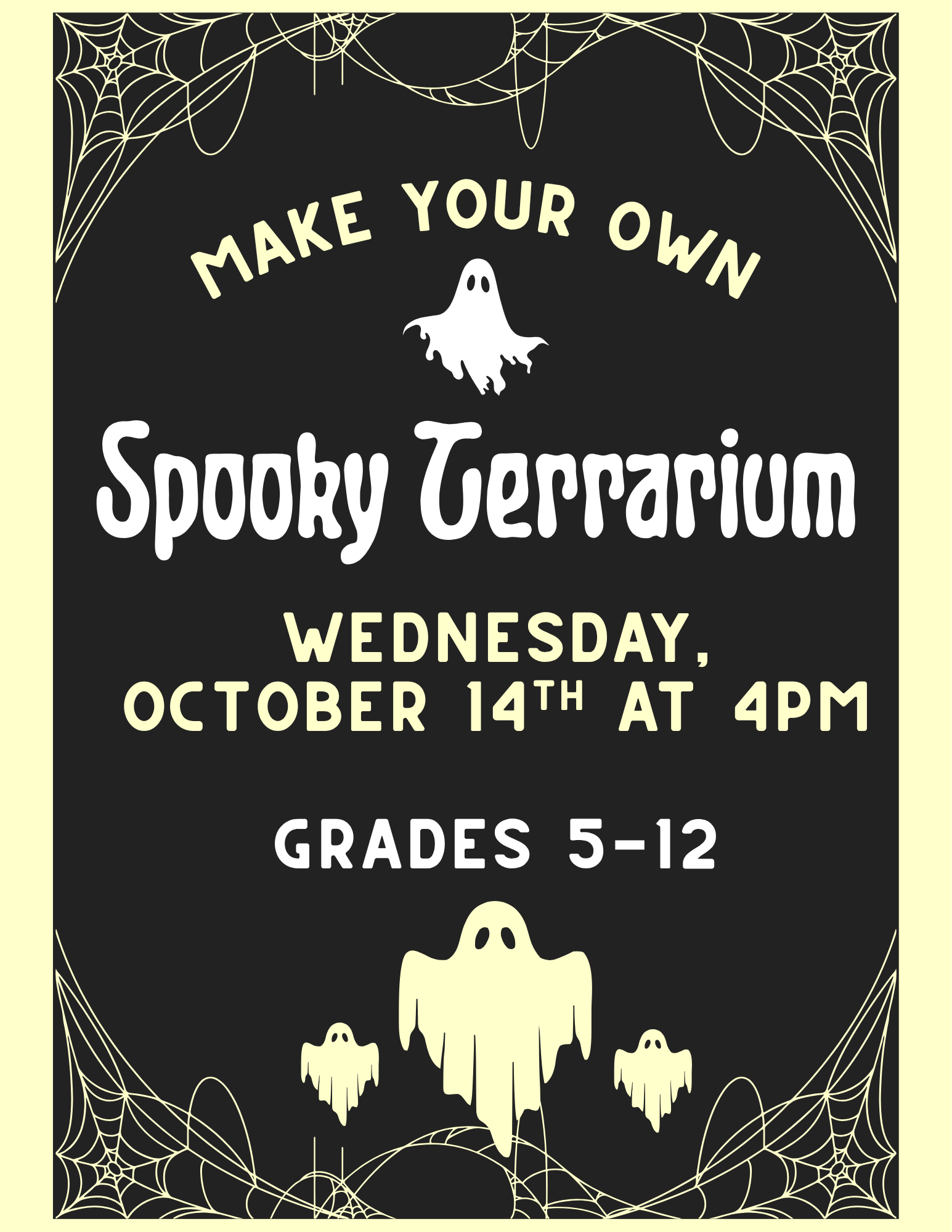 Spooky Terrariums 10-14-26
